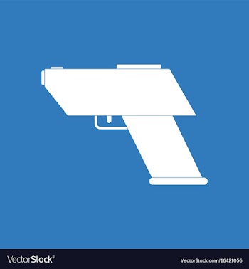 Icon electric gun vector image