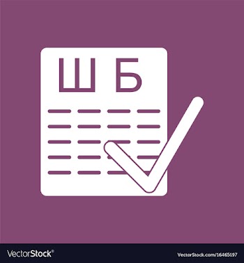 Icon eye test check mark vector image