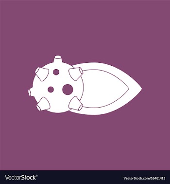 Icon flying satellite vector image