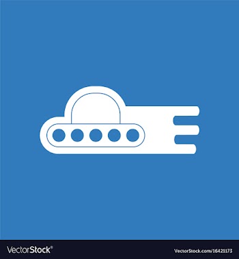 Icon flying saucer icon vector image