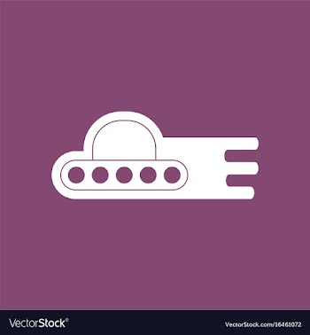 Icon flying saucer icon vector image