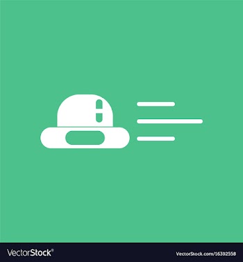 Icon flying saucer vector image