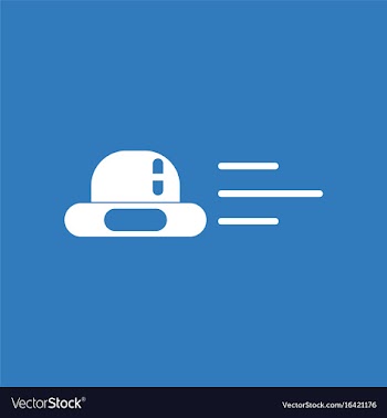 Icon flying saucer vector image