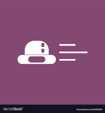 Icon flying saucer vector image