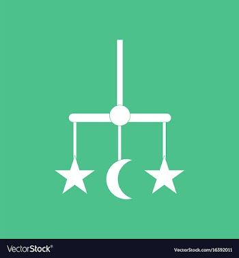 Icon funny baby toys vector image