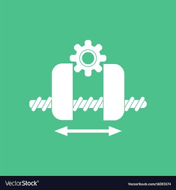 Icon gears and wheels vector image