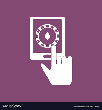 Icon hand and chip smartphone vector image