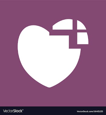 Icon heart disease vector image