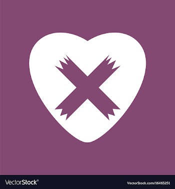 Icon heart plaster icon vector image