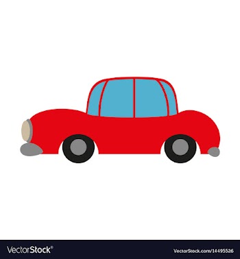 Icon in a flat style car vector image