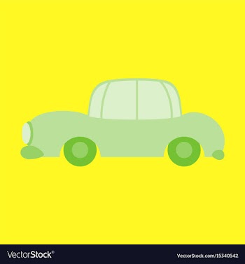 Icon in a flat style car vector image