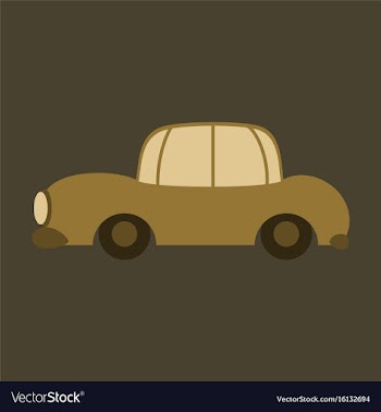 Icon in a flat style car vector image