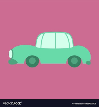 Icon in a flat style car vector image