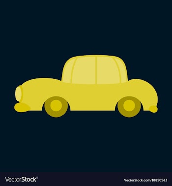 Icon in a flat style car vector image