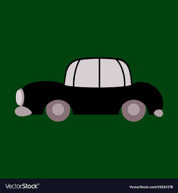 Icon in a flat style car vector image