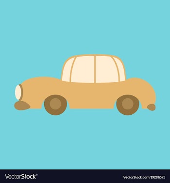 Icon in a flat style car vector image