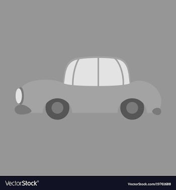 Icon in a flat style car vector image
