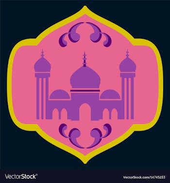Icon in a flat style muslim mosque vector image