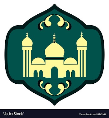 Icon in a flat style muslim mosque vector image