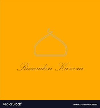 Icon in a flat style ramadan logo vector image
