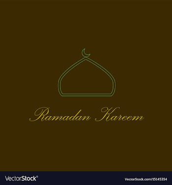 Icon in a flat style ramadan logo vector image