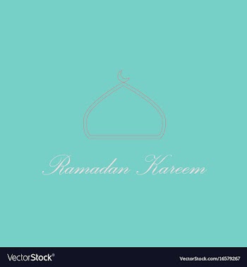 Icon in a flat style ramadan logo vector image