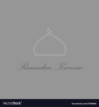 Icon in a flat style ramadan logo vector image