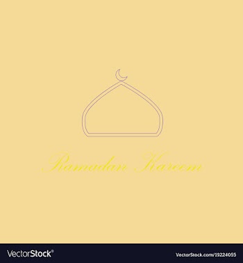 Icon in a flat style ramadan logo vector image