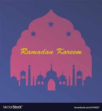 Icon in a flat style ramadan mosque vector image