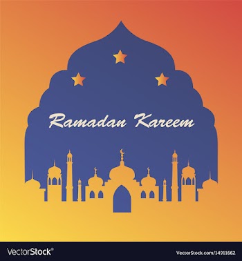 Icon in a flat style ramadan mosque vector image