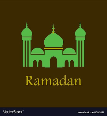 Icon in a flat style ramadan mosque vector image