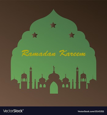 Icon in a flat style ramadan mosque vector image