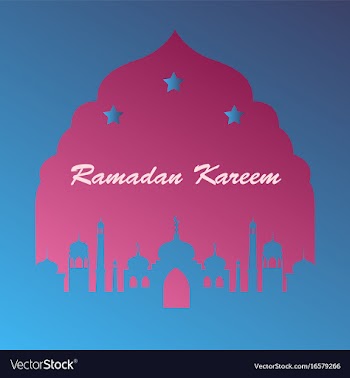 Icon in a flat style ramadan mosque vector image