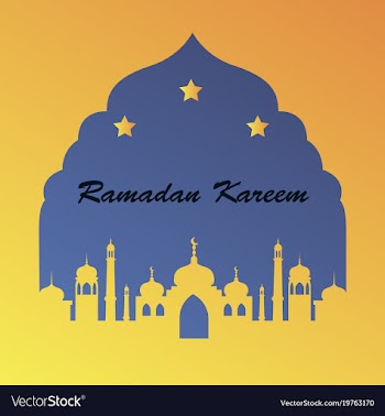 Icon in a flat style ramadan mosque vector image