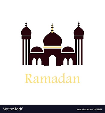Icon in a flat style ramadan mosque vector image