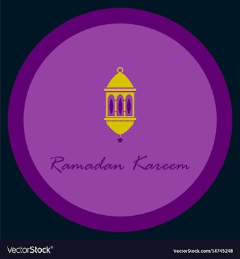 Icon in a flat style ramadan oriental lantern vector image