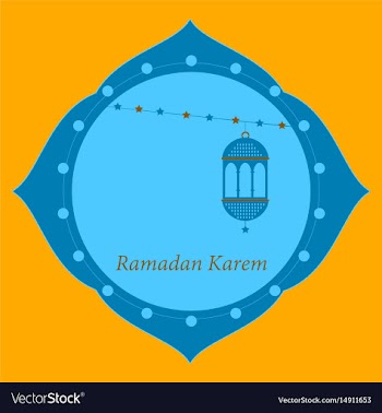 Icon in a flat style ramadan oriental lantern vector image