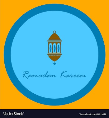 Icon in a flat style ramadan oriental lantern vector image