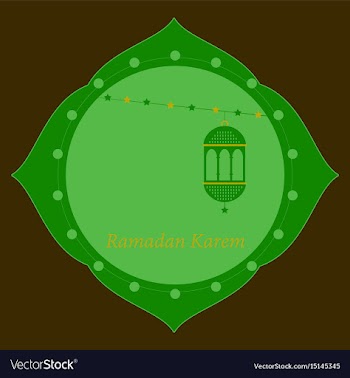 Icon in a flat style ramadan oriental lantern vector image
