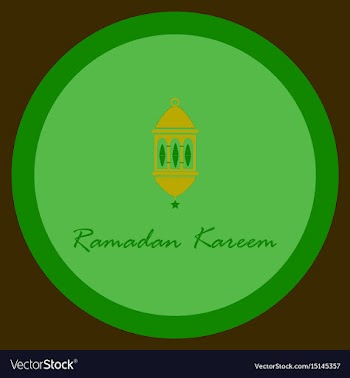 Icon in a flat style ramadan oriental lantern vector image