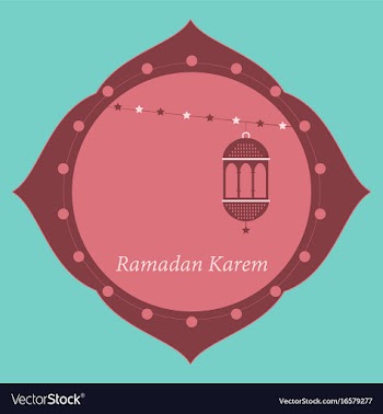 Icon in a flat style ramadan oriental lantern vector image
