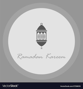 Icon in a flat style ramadan oriental lantern vector image