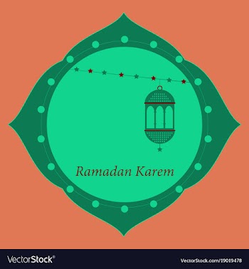 Icon in a flat style ramadan oriental lantern vector image