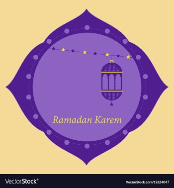 Icon in a flat style ramadan oriental lantern vector image