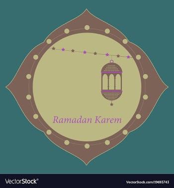 Icon in a flat style ramadan oriental lantern vector image