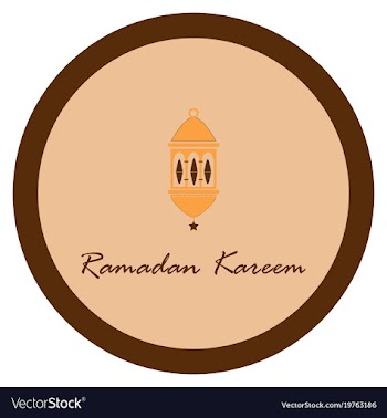Icon in a flat style ramadan oriental lantern vector image