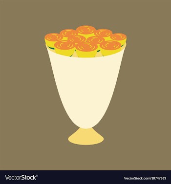 Icon in flat design bouquet of roses vector image