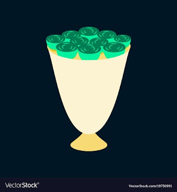 Icon in flat design bouquet of roses vector image