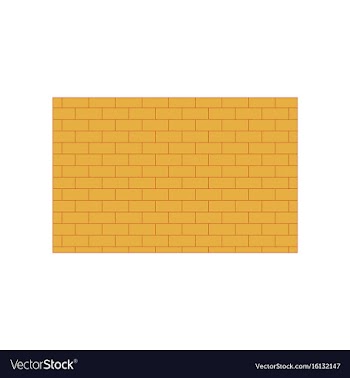 Icon in flat design brick wall vector image