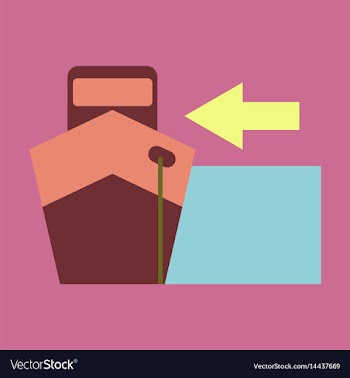 Icon in flat design cargo ship vector image